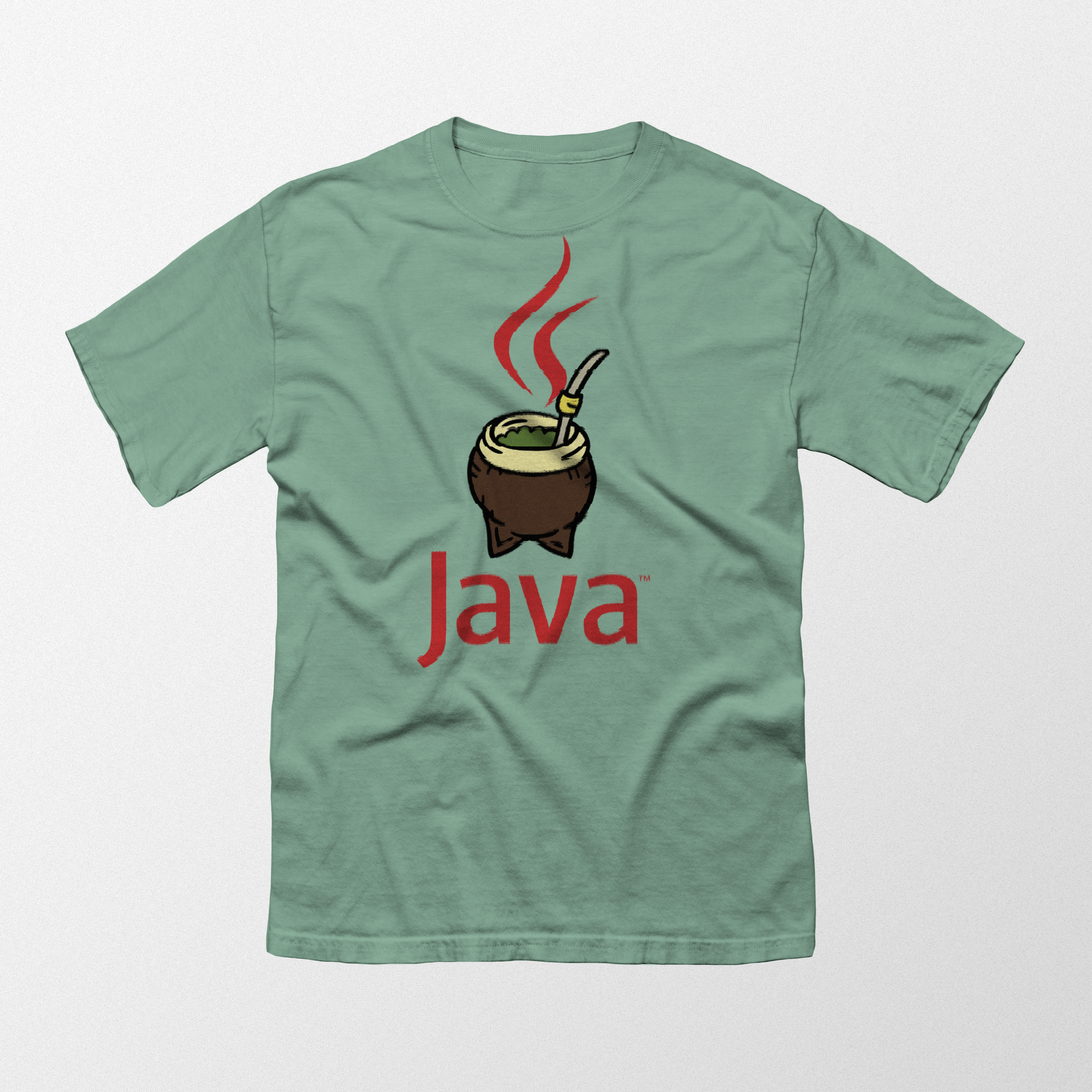 Ropa de programador design of Java Logo con Mate